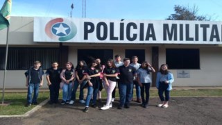 Vereadores Mirins fazem visitas Vereadores Mirins fazem visitas