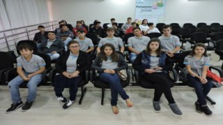 Intercâmbio com Câmara Mirim de São Lourenço do Oeste. Intercâmbio com Câmara Mirim de São Lourenço do Oeste.